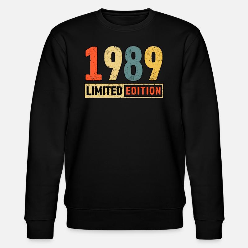 Edition limitée 1989 - Sweat bio CHANGER Stanley/Stella Unisexe - noir