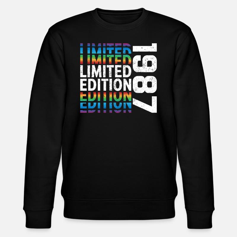 Edition limitée 1987 - Sweat bio CHANGER Stanley/Stella Unisexe - noir