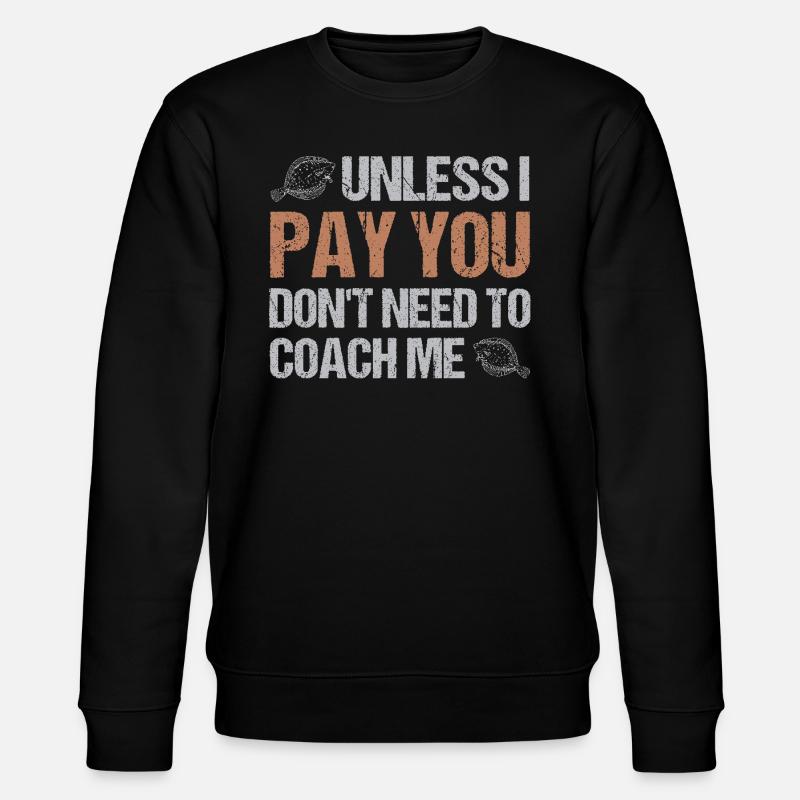 Pêcheurs Pêcheurs Pêcheurs sportifs - Sweat bio CHANGER Stanley/Stella Unisexe - noir