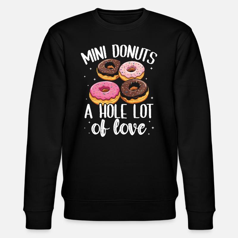 Donuts Donut - Stanley/Stella CHANGER Unisex Organic Sweatshirt - black