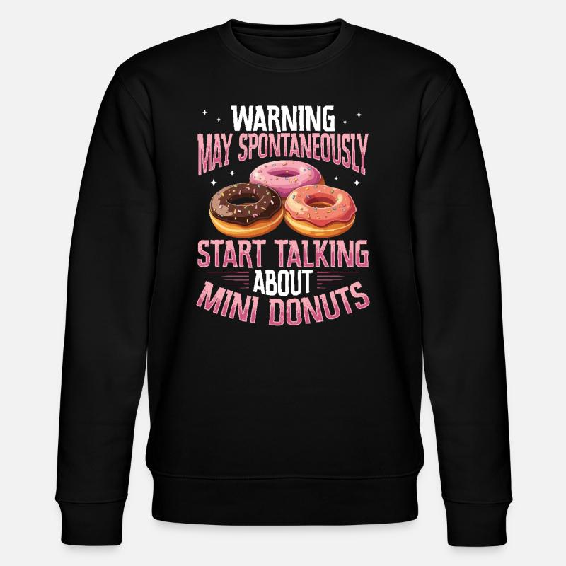 Donuts Donut - Stanley/Stella Unisex Bio-Sweatshirt CHANGER  - Schwarz