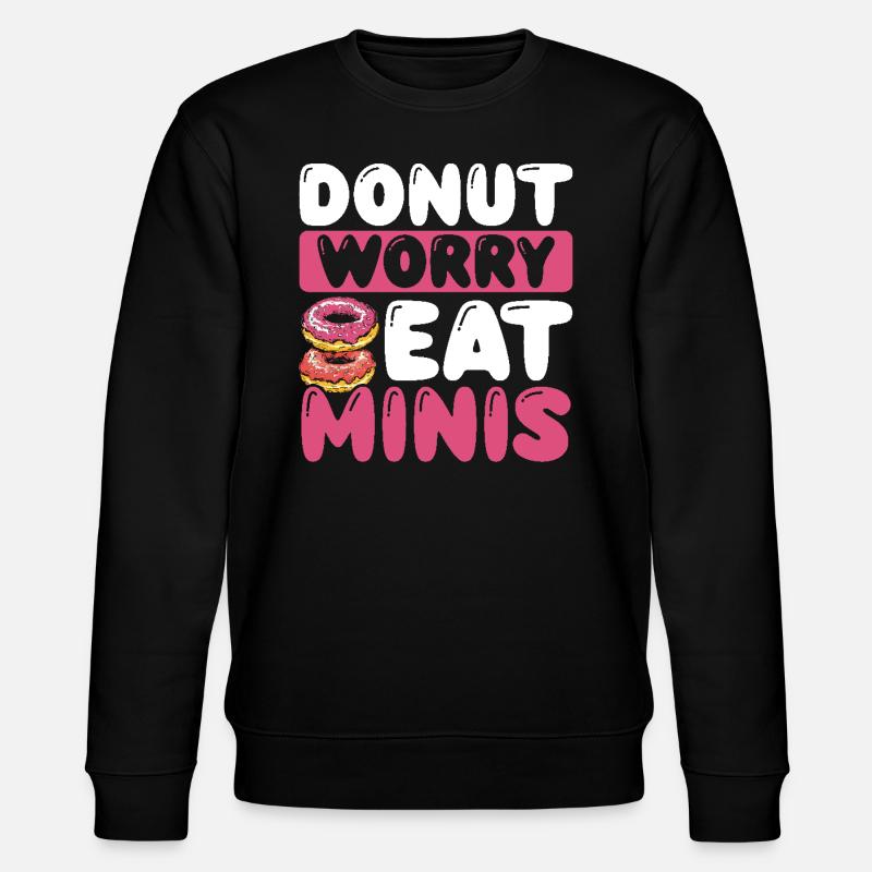 Donuts Donut - Stanley/Stella Unisex Bio-Sweatshirt CHANGER  - Schwarz