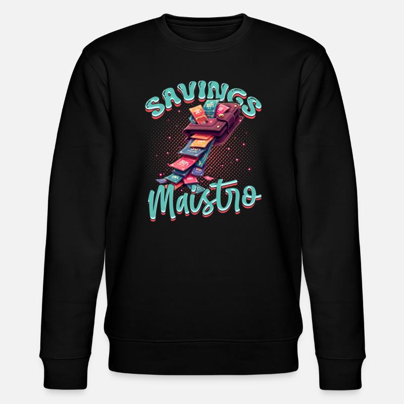 Couponing Coupon Savings Maestro - Stanley/Stella Unisex Bio-Sweatshirt CHANGER  - Schwarz