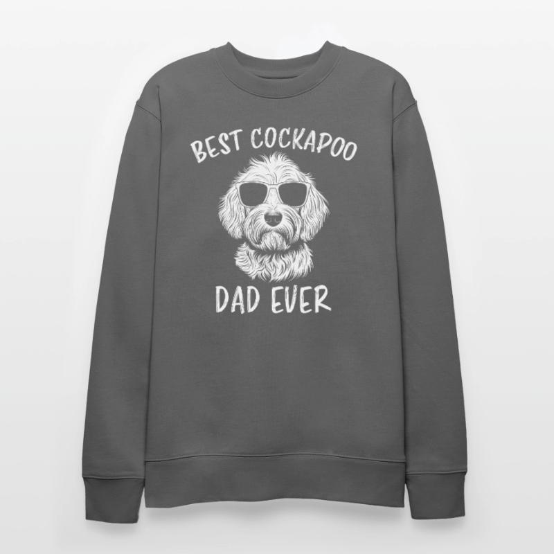 Cockapoo Saying Dad Funny Cockapoo Gift Stanley/Stella CHANGER Unisex Organic Sweatshirt