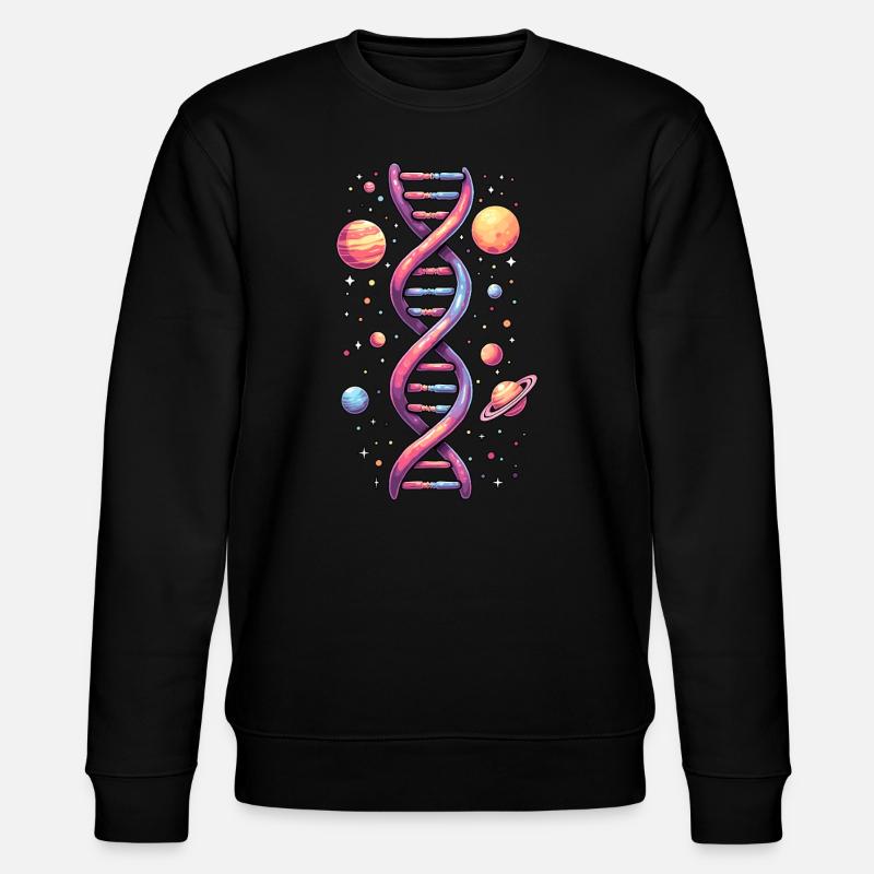 Espace ADN double hélice - Sweat bio CHANGER Stanley/Stella Unisexe - noir