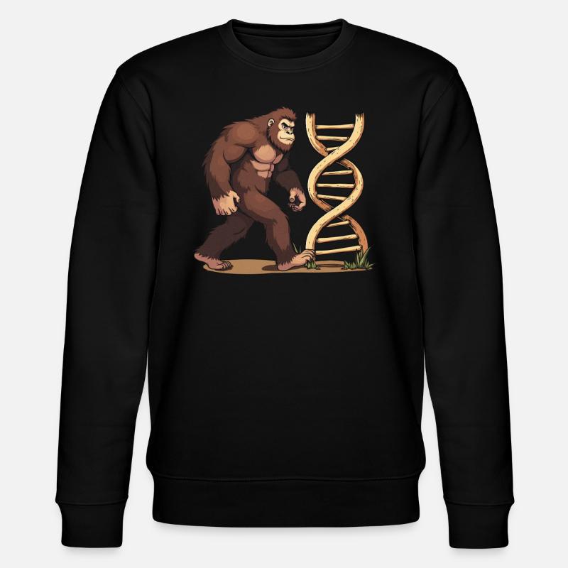 Bigfoot DNA - Stanley/Stella Unisex Bio-Sweatshirt CHANGER  - Schwarz