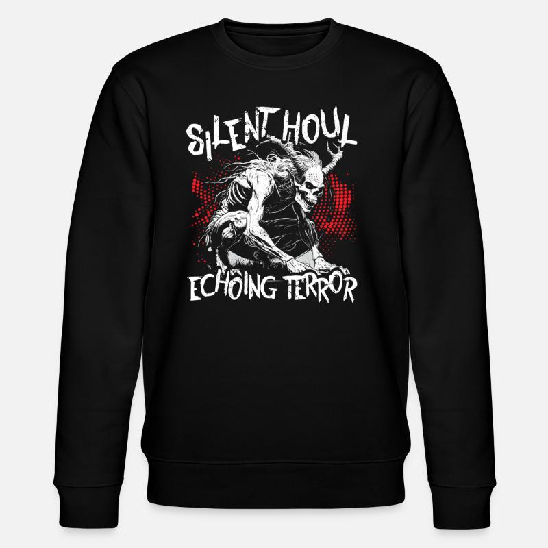 Wendigo Kryptide Cryptid - Stanley/Stella Unisex Bio-Sweatshirt CHANGER  - Schwarz
