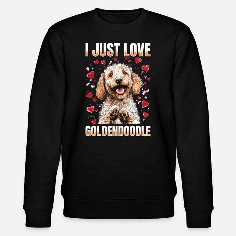 Propriétaire de chien Goldendoodle - Sweat bio CHANGER Stanley/Stella Unisexe - noir