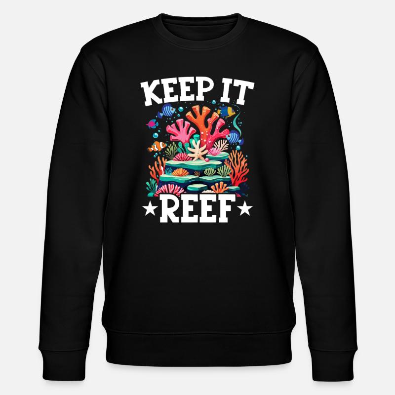 Aquarium aquatique - Sweat bio CHANGER Stanley/Stella Unisexe - noir