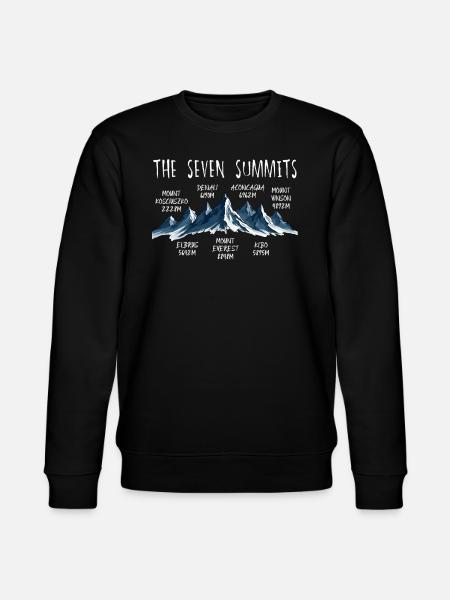 Seven Summits Kosciuszko - Stanley/Stella CHANGER Unisex Organic Sweatshirt - black