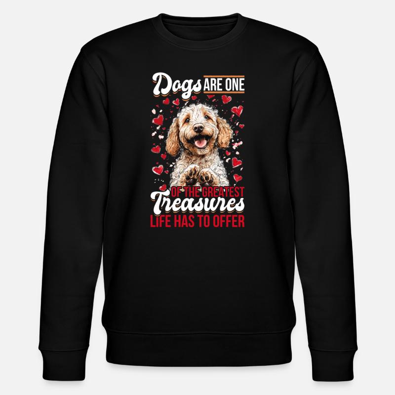 Propriétaire de chien Goldendoodle - Sweat bio CHANGER Stanley/Stella Unisexe - noir