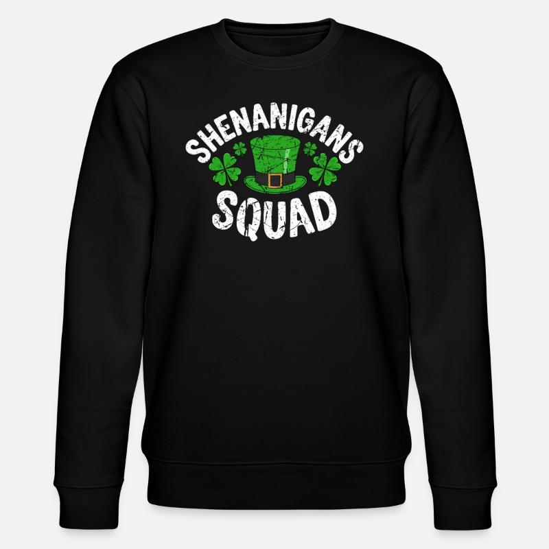 Shenanigans Squad - Stanley/Stella CHANGER Unisex Organic Sweatshirt - black