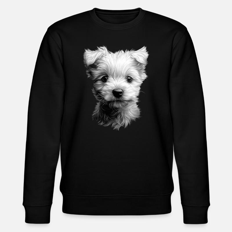 West Highland White - Stanley/Stella Unisex Bio-Sweatshirt CHANGER  - Schwarz