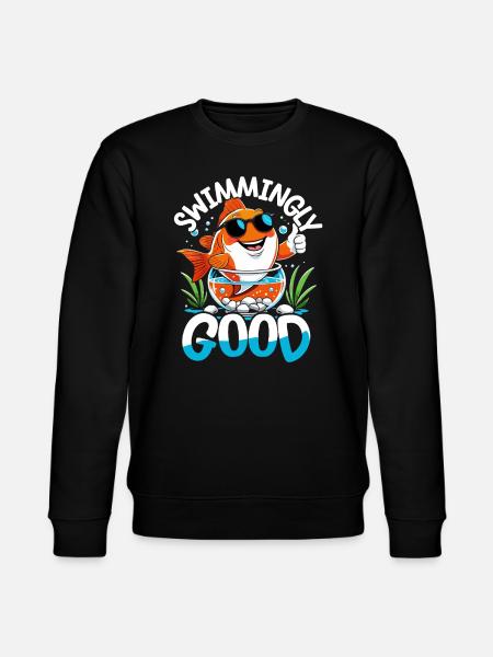Aquarium Aquatics - Stanley/Stella CHANGER Unisex Organic Sweatshirt - black