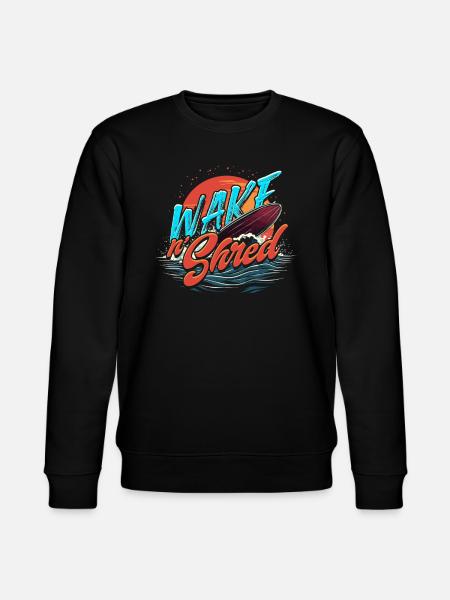 Wakeboarding Wakeboard Wake'n Shred - Stanley/Stella Unisex Bio-Sweatshirt CHANGER - Schwarz