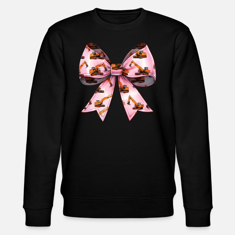 Coquette Bow Baggerführer Bau HEO - Stanley/Stella Unisex Bio-Sweatshirt CHANGER - Schwarz