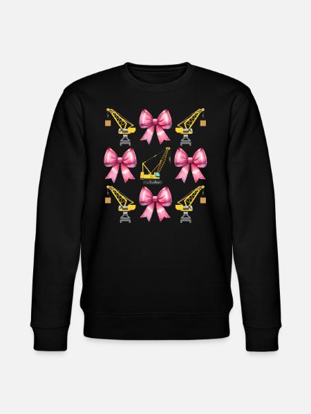 Coquette Bogenkranführer Kranführer - Stanley/Stella Unisex Bio-Sweatshirt CHANGER  - Schwarz