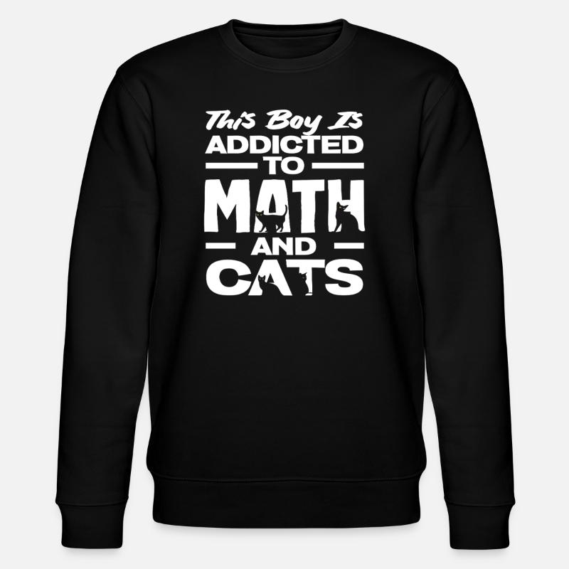 Math Teacher Math Gift - Stanley/Stella CHANGER Unisex Organic Sweatshirt - black
