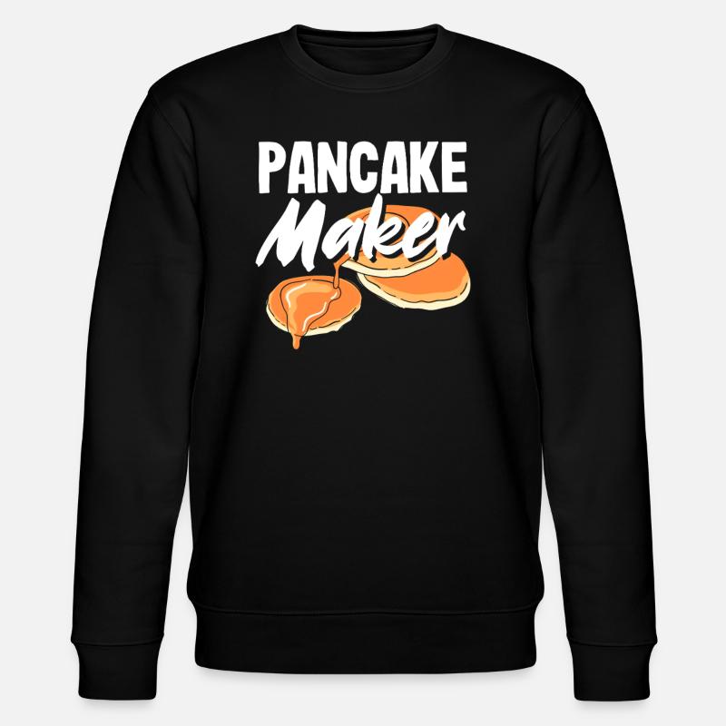 Pancakes Master Pancakes Fan - Stanley/Stella CHANGER Unisex Organic Sweatshirt - black