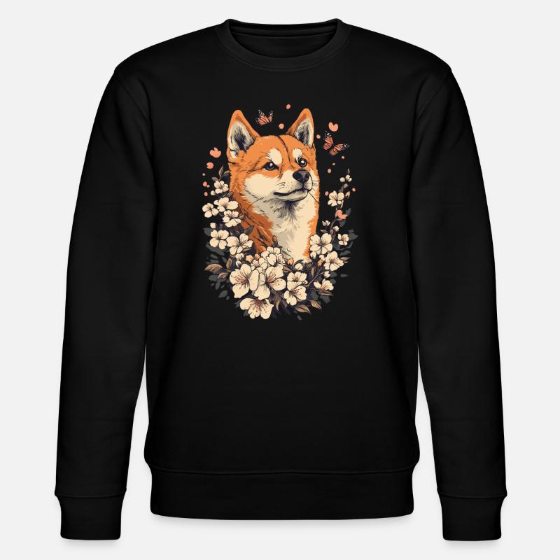 Hund - Stanley/Stella Unisex Bio-Sweatshirt CHANGER  - Schwarz