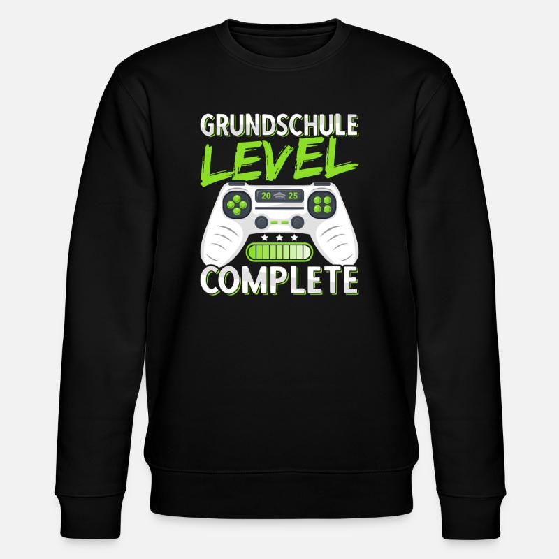 Grundschule Abschluss 2025 Grundschulabschluss - Stanley/Stella Unisex Bio-Sweatshirt CHANGER - Schwarz