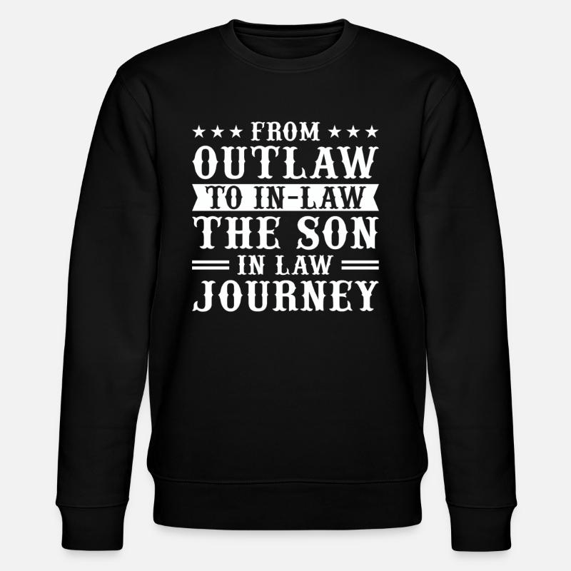 Lieblingssohn Vater Mutter Schwiegermutter - Stanley/Stella Unisex Bio-Sweatshirt CHANGER - Schwarz