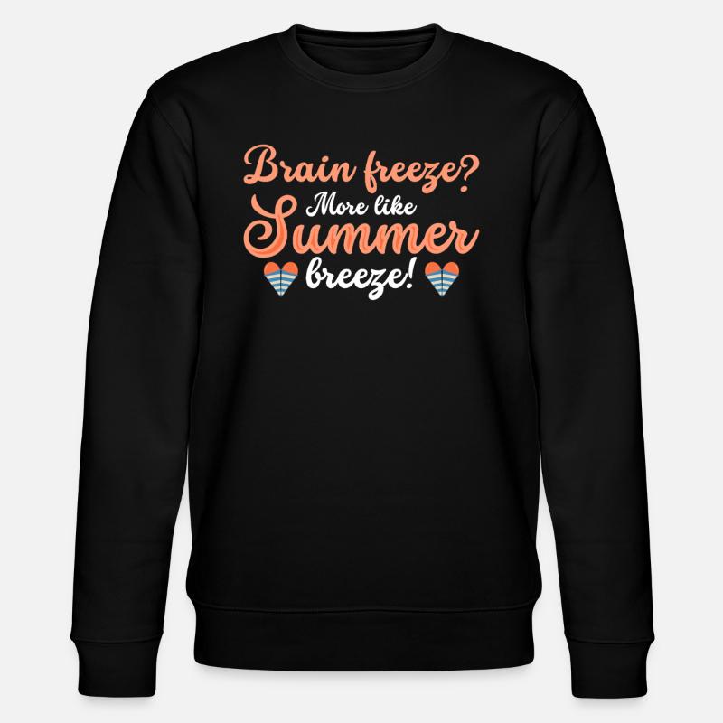 cône de neige glace plage - Sweat bio CHANGER Stanley/Stella Unisexe - noir