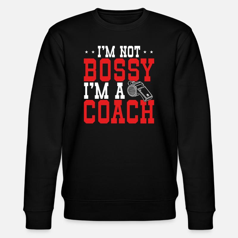 Trainer Geschenke Coach Geschenkidee - Stanley/Stella Unisex Bio-Sweatshirt CHANGER  - Schwarz