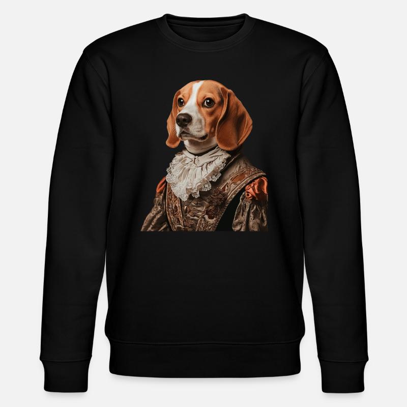 Beagle - Stanley/Stella Unisex Bio-Sweatshirt CHANGER  - Schwarz