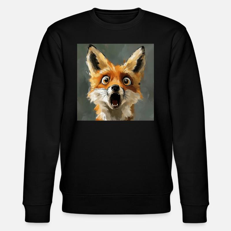 Fuchs - Stanley/Stella Unisex Bio-Sweatshirt CHANGER  - Schwarz