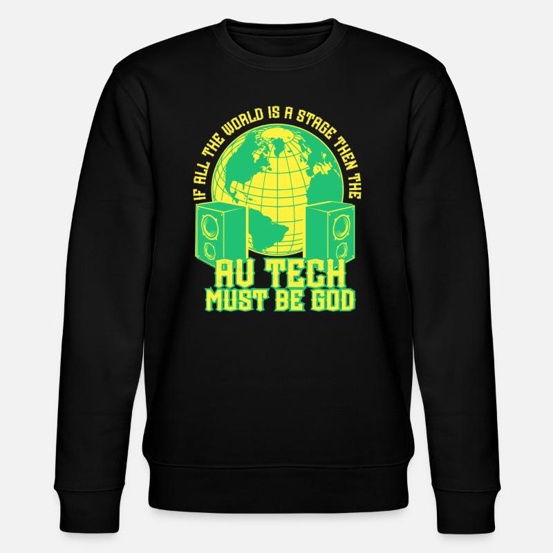 Audiovisueller Techniker AV Tech - Stanley/Stella Unisex Bio-Sweatshirt CHANGER - Schwarz