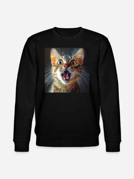 Bengalen - Stanley/Stella Unisex Bio-Sweatshirt CHANGER - Schwarz