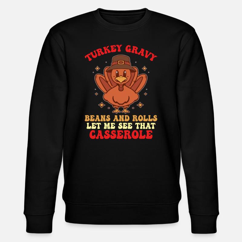 Trruthahn Thanksgiving Conception drôle - Sweat bio CHANGER Stanley/Stella Unisexe - noir