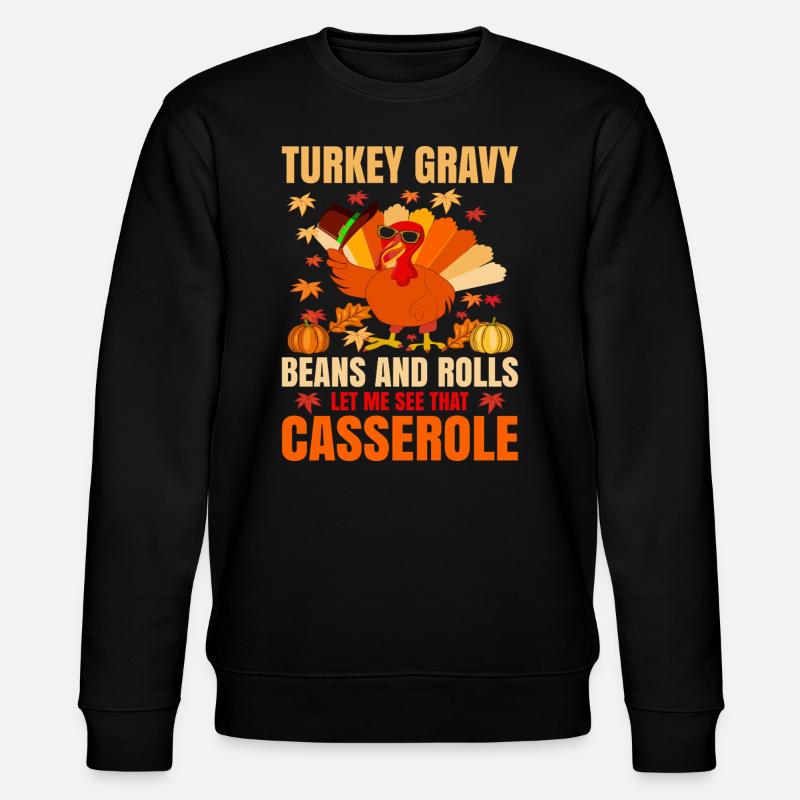 Trruthahn Thanksgiving Conception drôle - Sweat bio CHANGER Stanley/Stella Unisexe - noir