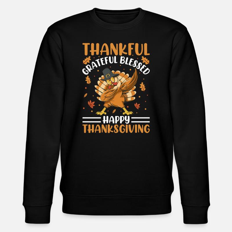 Trruthahn Thanksgiving Conception drôle - Sweat bio CHANGER Stanley/Stella Unisexe - noir