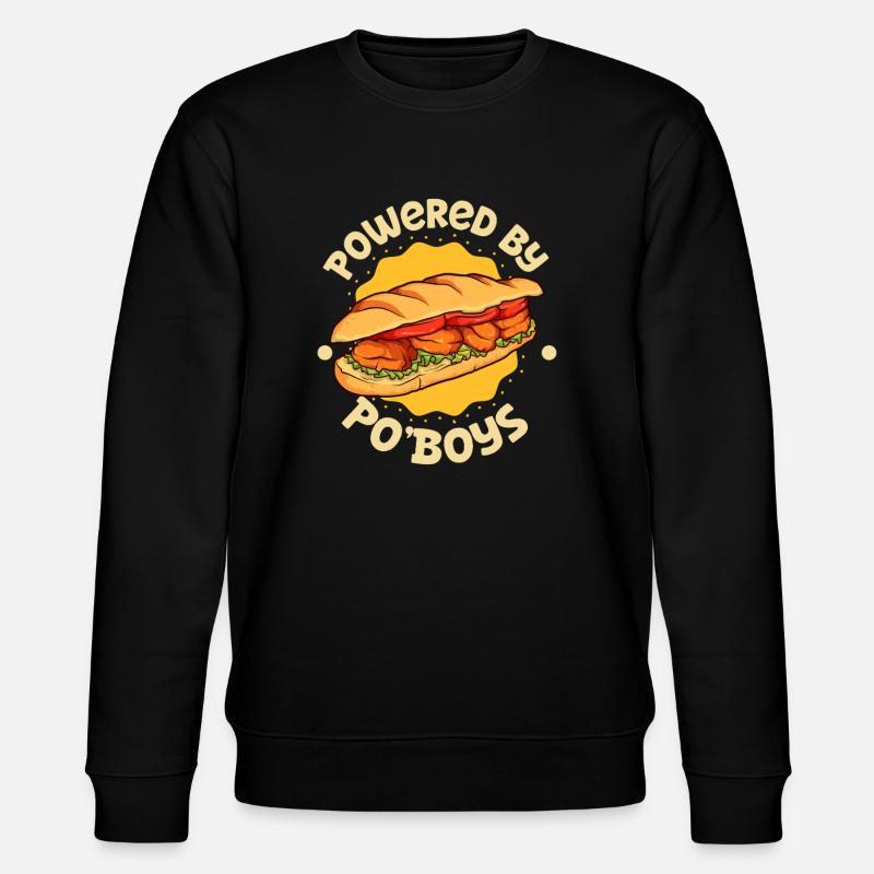 Propulsé par Po' Boy - Sweat bio CHANGER Stanley/Stella Unisexe - noir