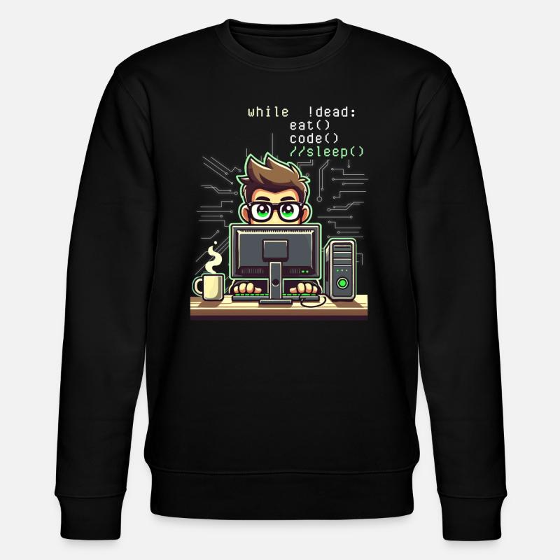 Programmierer Computercodierungssoftwareentwickler - Stanley/Stella Unisex Bio-Sweatshirt CHANGER  - Schwarz