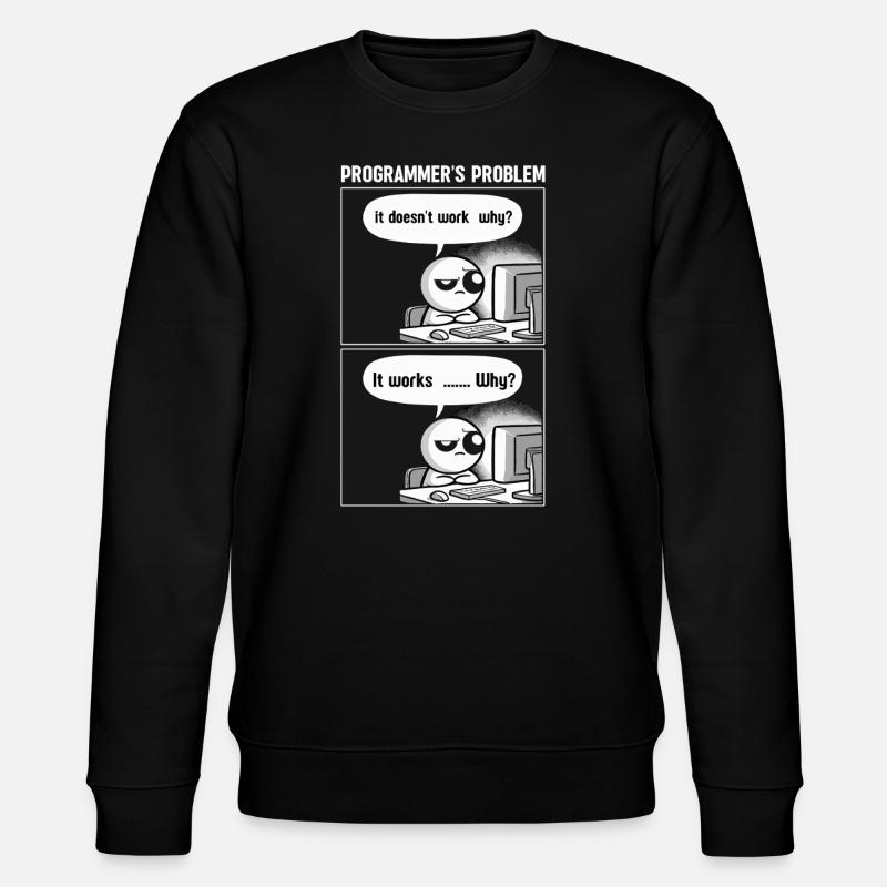 Programmierer Computercodierungssoftwareentwickler - Stanley/Stella Unisex Bio-Sweatshirt CHANGER  - Schwarz