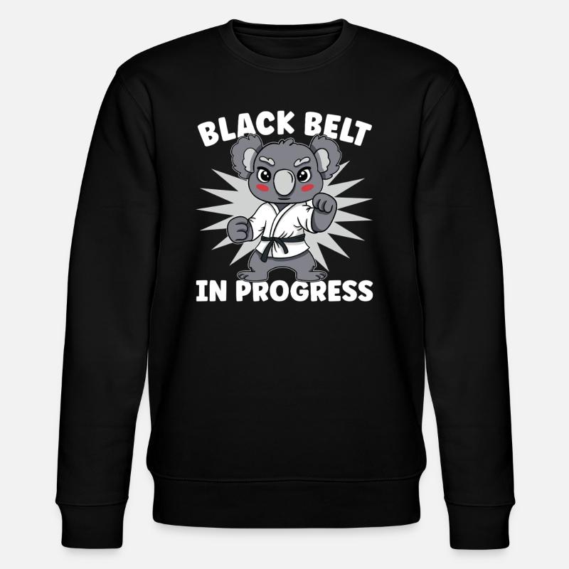 Karate Black Belt - Stanley/Stella Unisex Bio-Sweatshirt CHANGER  - Schwarz