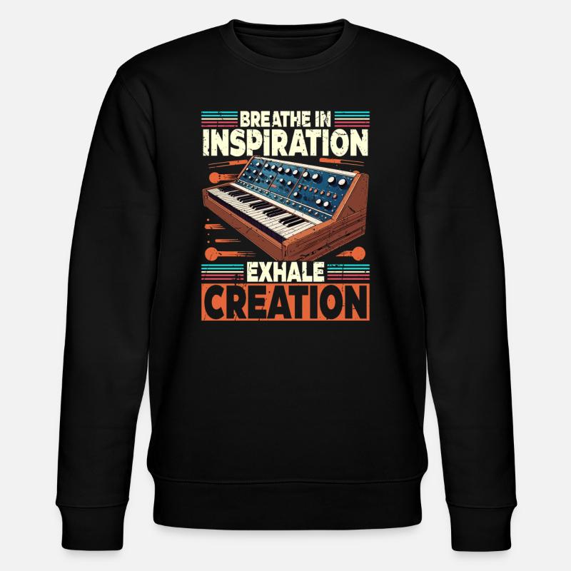 Synthétiseur Synthé Inspiration - Sweat bio CHANGER Stanley/Stella Unisexe - noir