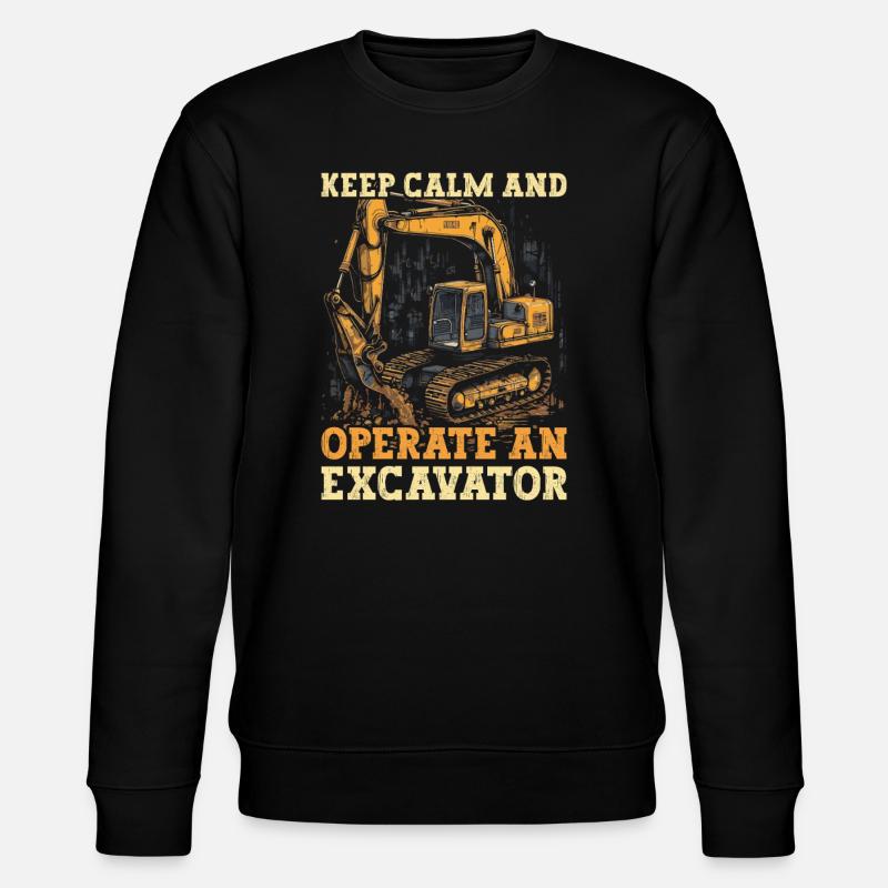 Operate Bagger - Stanley/Stella Unisex Bio-Sweatshirt CHANGER  - Schwarz