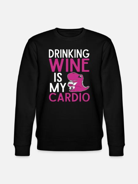 Wine Tasting Funny Wine Lover - Stanley/Stella CHANGER Unisex Organic Sweatshirt - black