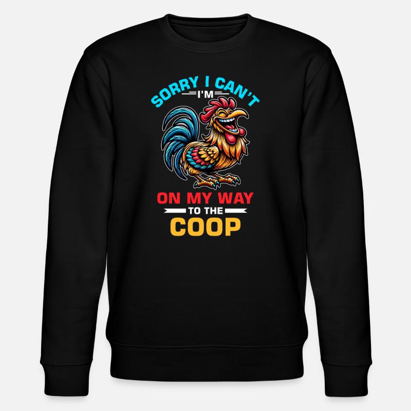 Poulets Poulets - Sweat bio CHANGER Stanley/Stella Unisexe - noir
