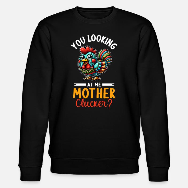 Poulets Poulets - Sweat bio CHANGER Stanley/Stella Unisexe - noir
