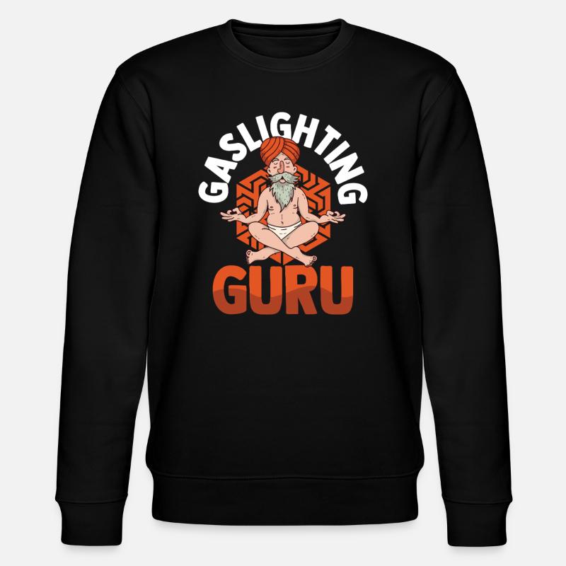 Echtes Professionelles Gaslighting - Stanley/Stella Unisex Bio-Sweatshirt CHANGER  - Schwarz