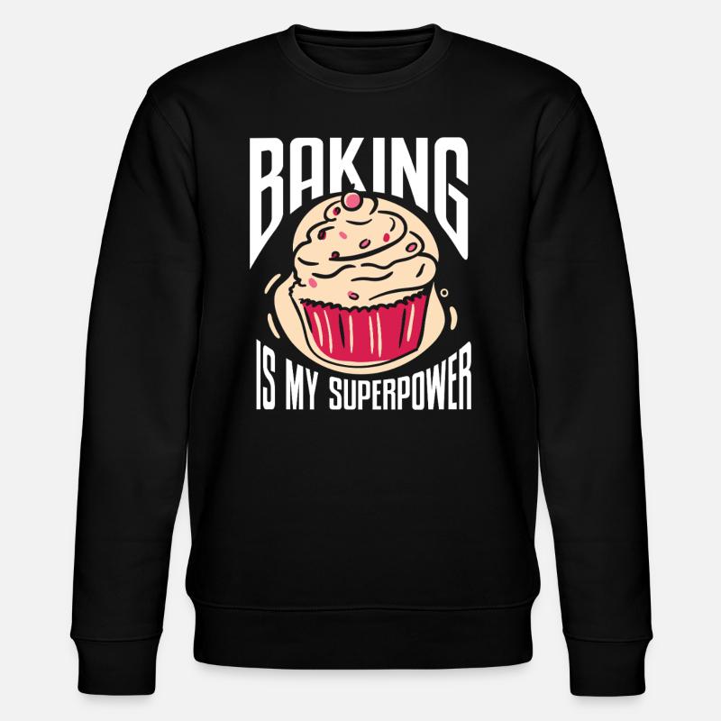 Baking Bakery Baker - Stanley/Stella CHANGER Unisex Organic Sweatshirt - black