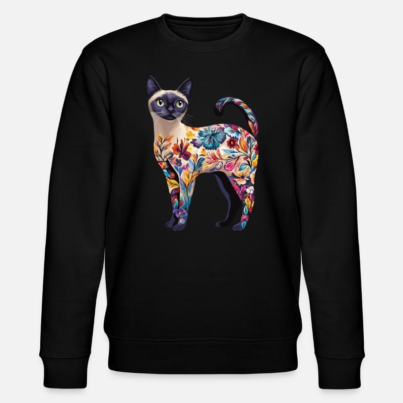 Siamese - Stanley/Stella Unisex Bio-Sweatshirt CHANGER  - Schwarz