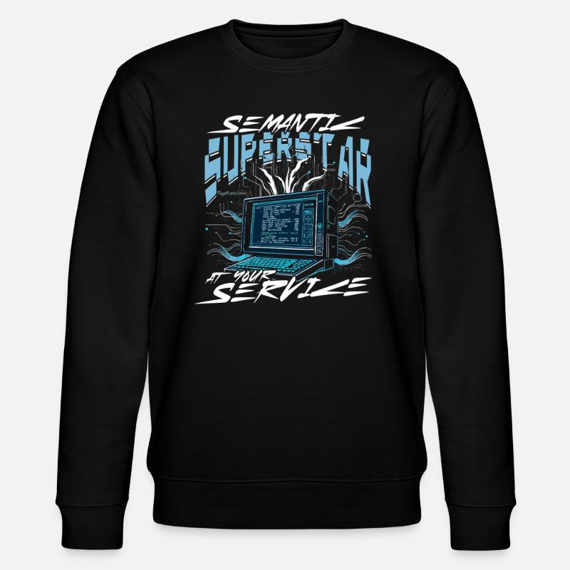 Computational Linguist - Stanley/Stella CHANGER Unisex Organic Sweatshirt - black