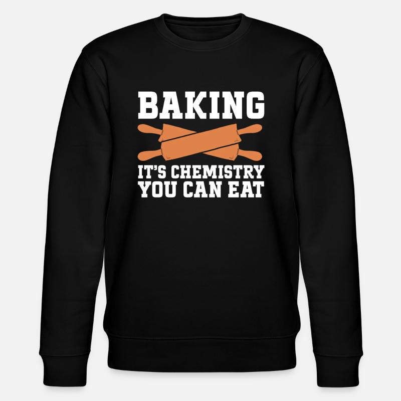 Baking Bakery Baker - Stanley/Stella Unisex Bio-Sweatshirt CHANGER  - Schwarz