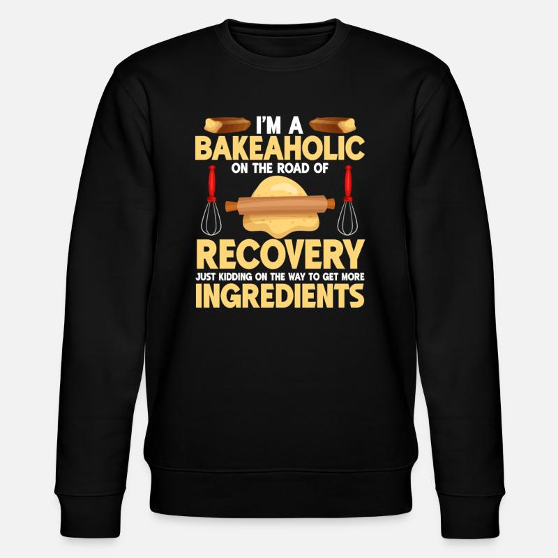 Baking Bakery Baker - Stanley/Stella Unisex Bio-Sweatshirt CHANGER  - Schwarz